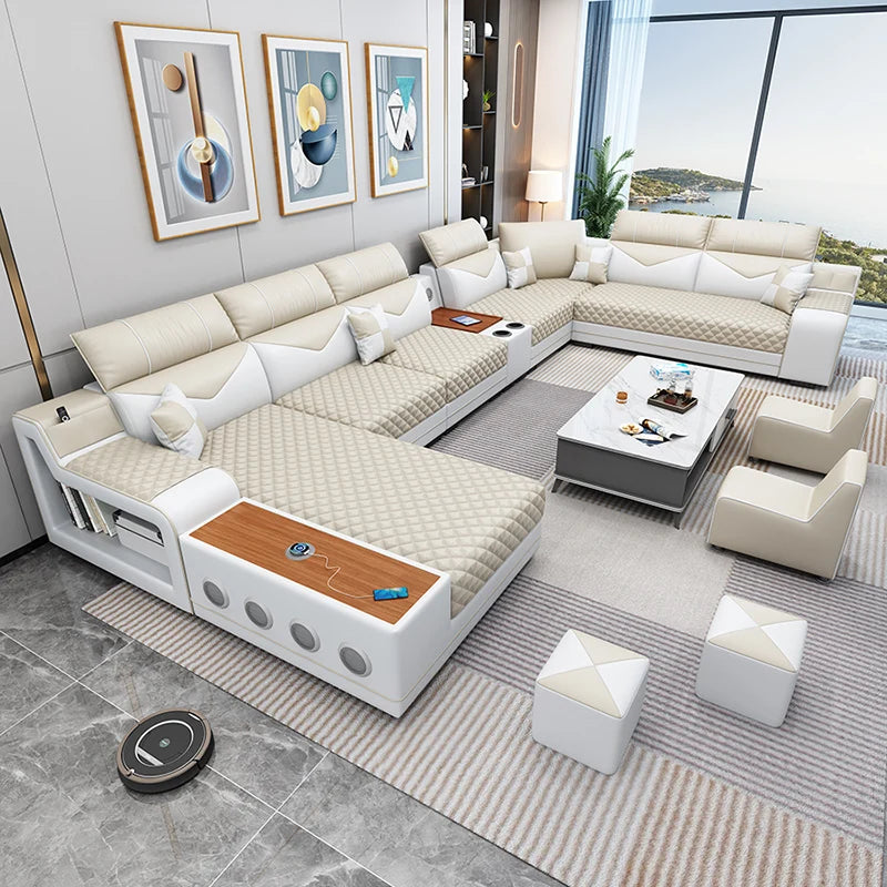 Nordisches Designer Sofa für Wohnzimmer & Balkon – Modernes Relax-Sofa im minimalistischen Stil, komfortable Couch für Zuhause & Hotel