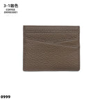 Véritable carte avec initiales – Slim Luxus Card Holder aus Rindsleder für Damen &amp; Herren | Porte-monnaie personnalisé