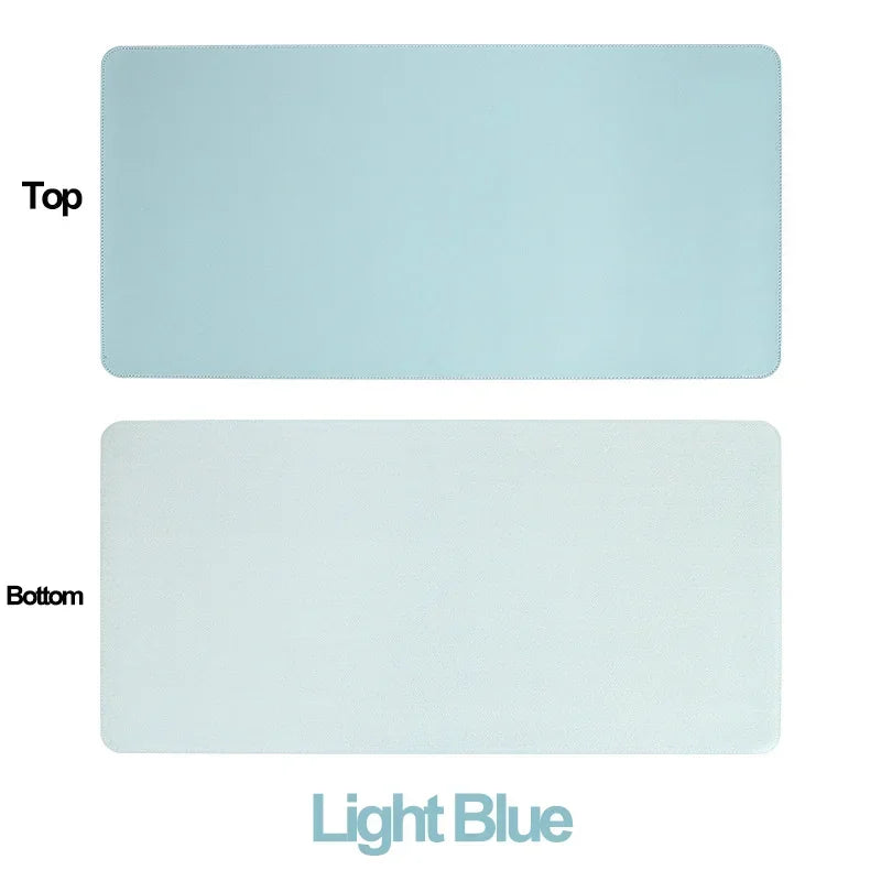 Leder Schreibtischunterlage rosa 60×30 cm – Rutschfeste &amp; Wasserdichte Desk Mat aus PU-Leder für Home Office &amp; Büro 