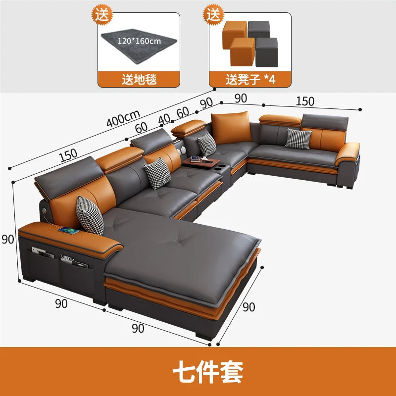 Nordisches Designer Lounge-Sofa – Modernes Relax-Sofa im italienischen Minimalismus, devient Lazy Couch pour Wohnzimmer &amp; Lounge