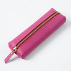 Echtes Leder Federmäppchen – Multifunktionale Stiftetui mit Reißverschluss für Stifte, Kugelschreiber &amp; Füllfederhalter