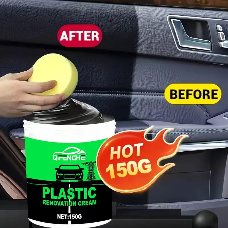 Universelles Leder- & Kunststoff Reparaturwachs – Auto Innenraum Pflegecreme für Leder, Kunststoff & Gummi