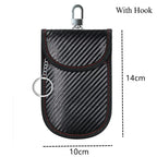 Faraday RFID Schlüssel Tasche – Signalblocker Key Case aus Leder gegen Keyless-Diebstahl & Datendiebstahl (Anti-Theft Schutz)