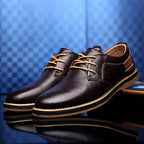 Chaussures Oxford pour hommes en cuir véritable – Chaussures richelieu élégantes au style italien, confort et luxe jusqu'à la taille 48 