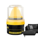 Leder Schuhpflege Creme &amp; Reparaturwachs – Glanzpolitur mit Pflegeeffekt für Schuhe, Stiefel, Taschen &amp; Auto-Innenraum (50 ml)