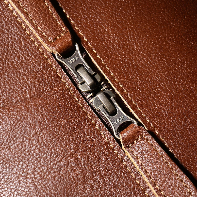 LUOKIR Hochwertige Leder Reisetasche aus echtem Rindsleder – Luxus Vintage Duffle Bag als Weekend- & Business Tasche für Damen & Herren