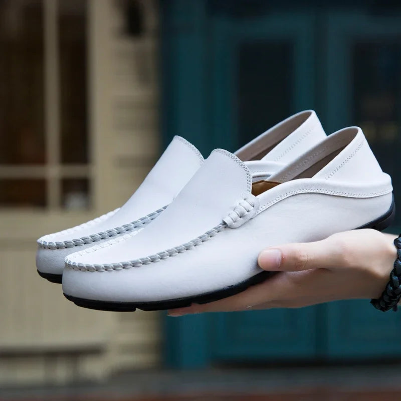 Designer Herren Loafer im Leder-Look – Hochwertige Moccasins & Driving Shoes, leichte Slip-On Schuhe für Business & Freizeit