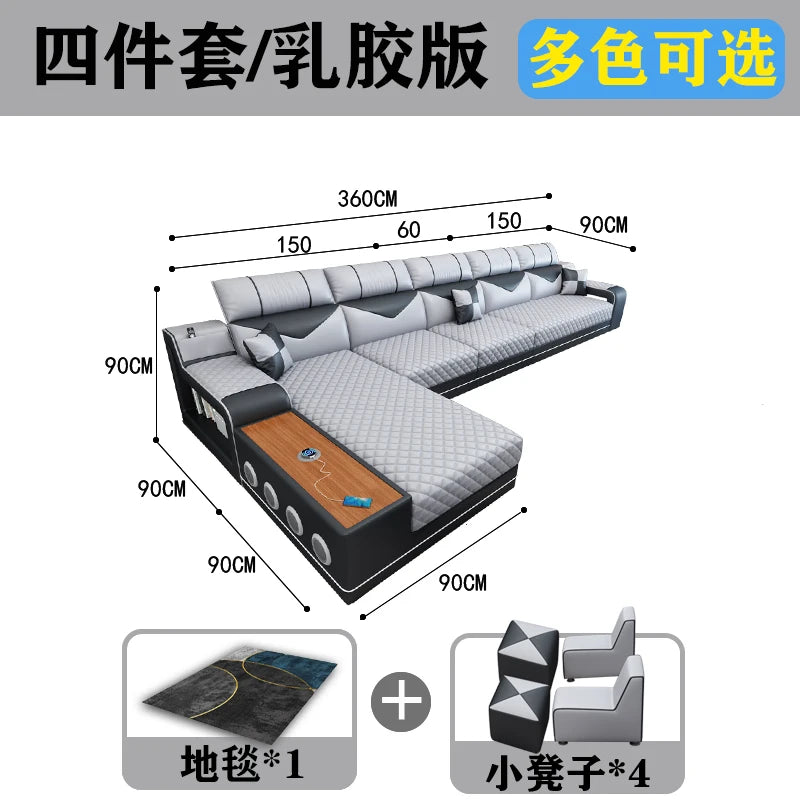 Nordisches Designer Sofa für Wohnzimmer & Balkon – Modernes Relax-Sofa im minimalistischen Stil, komfortable Couch für Zuhause & Hotel