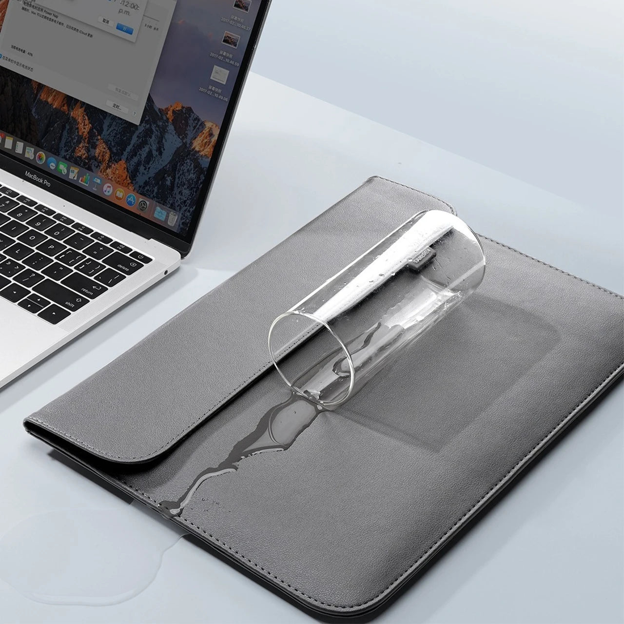 PU-Leder Laptop Sleeve – Schutzhülle für MacBook Air/Pro 13–16 Zoll, Xiaomi, Dell, HP, ASUS Notebook Case