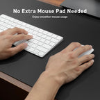 Großes Leder Mousepad & Schreibtischunterlage – Wasserdichte PU Leder Desk Mat für Büro, Homeoffice & Gaming