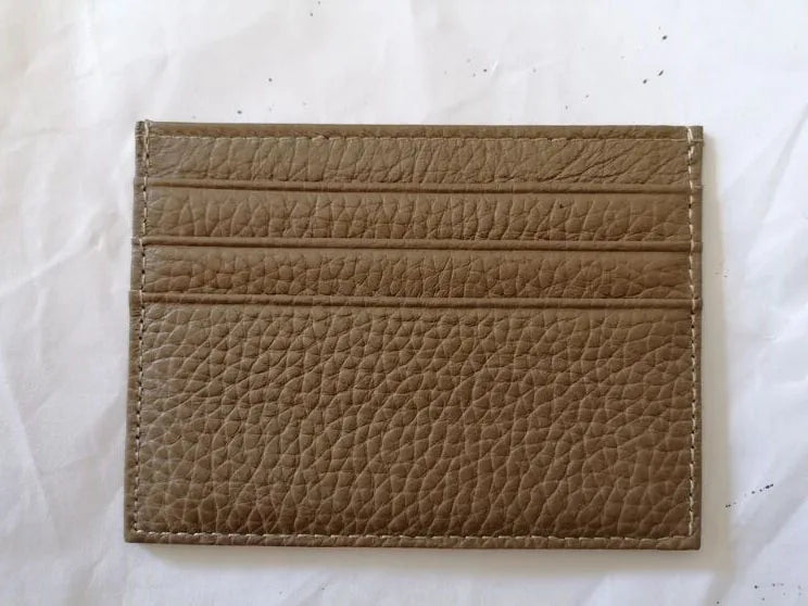 GZGUANDA Personalisierter Leder Kartenhalter – Slim Mini Card Bag aus echtem Rindsleder für Damen & Herren