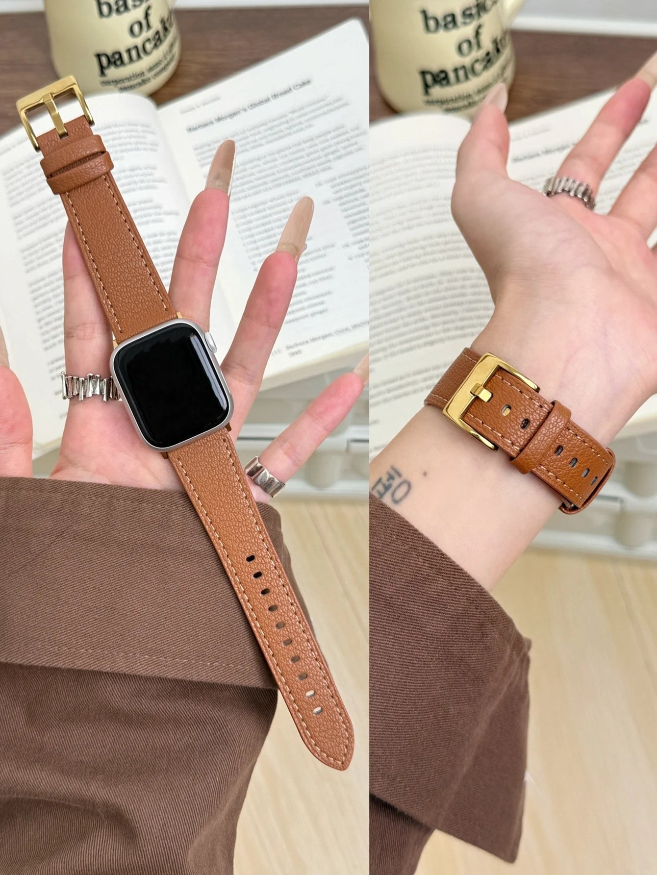Leder Loop Armband für Apple Watch – Sportlich-elegantes iWatch Lederarmband für Damen & Unisex 38–49 mm