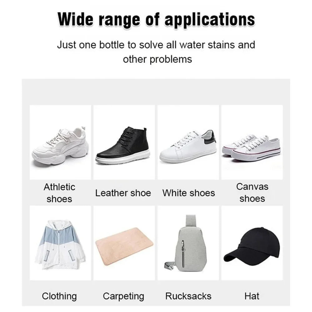 Nano Imprägnierspray para ropa y zapatos – Wasserdichter Flecken- &amp; Schmutzschutz para cuero, ropa salvaje, zapatillas y textiles (100 ml / 300 ml) 