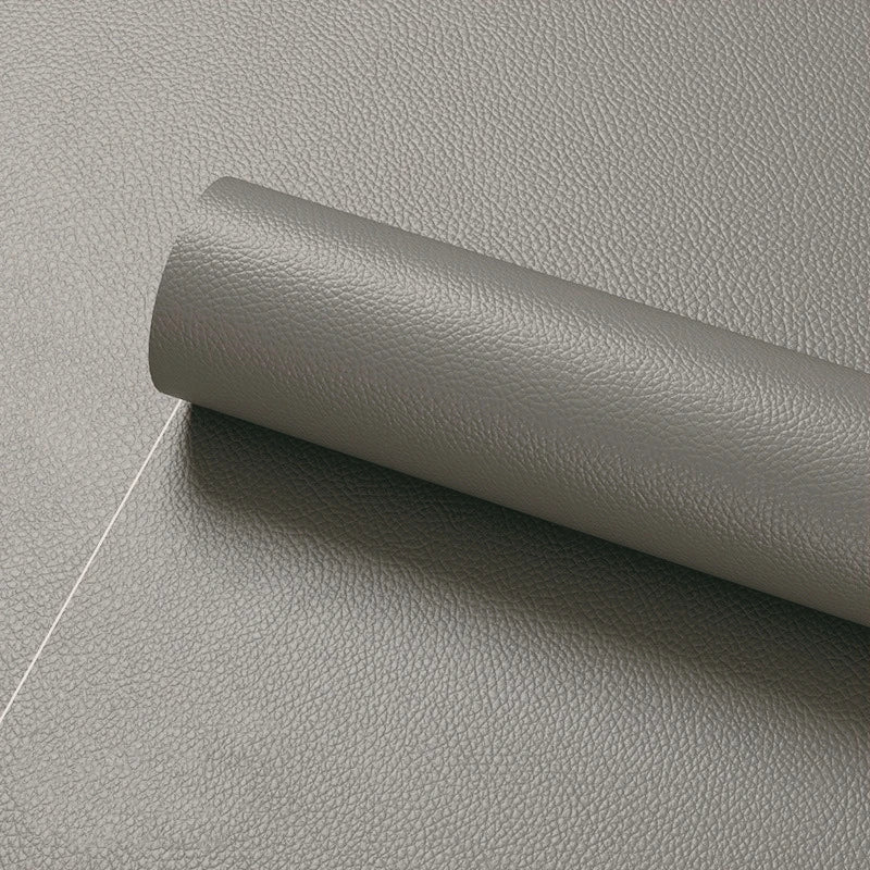 Selbstklebender PVC-Kunstlederstoff mit Litchi-Struktur – 1/3/5/10 Meter Reparaturmaterial für Auto, Sofa & Polster