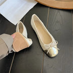 Ballerines pour femmes pour l'herbe et les fruits – Classiques en cuir plat avec des pointes, même des chaussures à enfiler dans un style décontracté