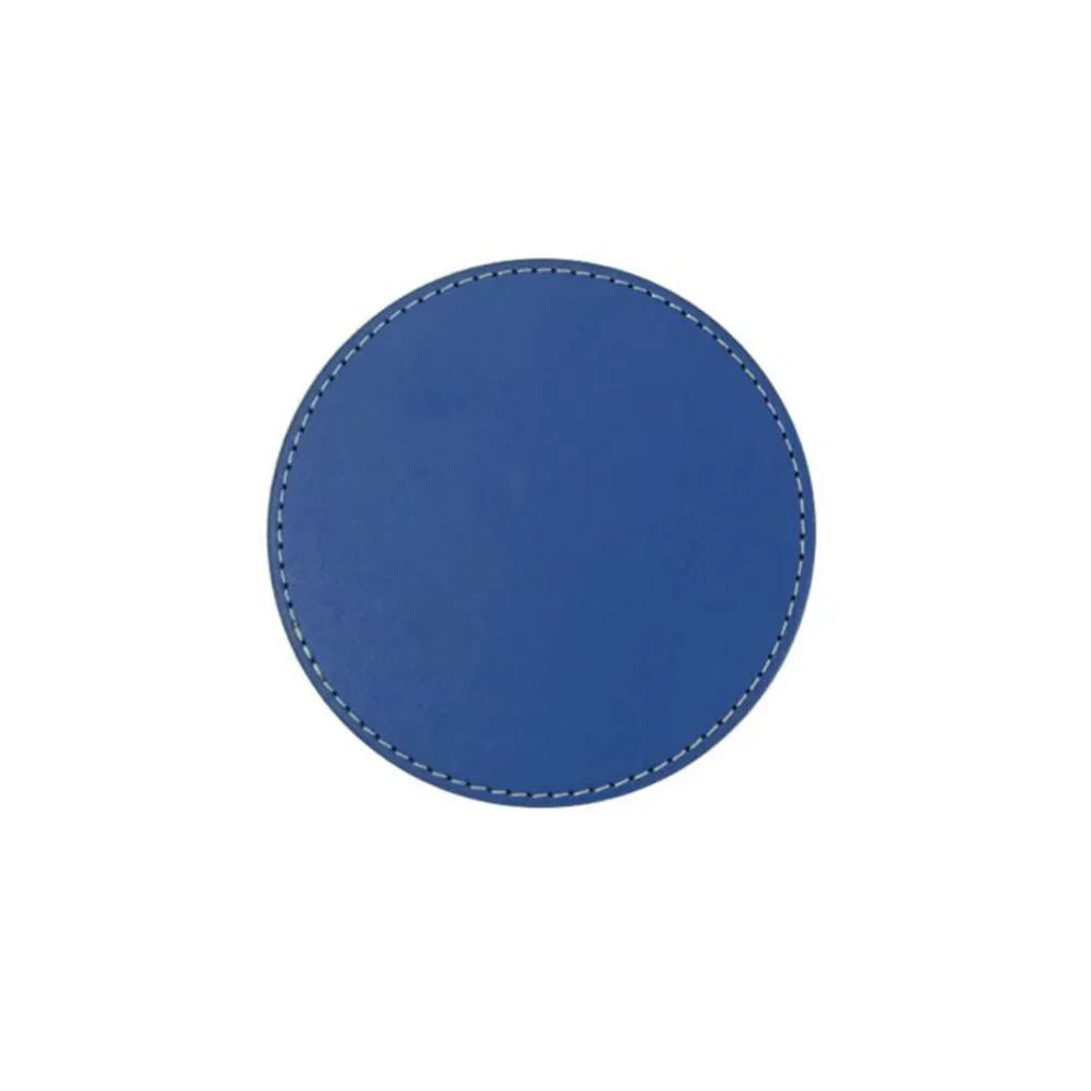 PU Leder Untersetzer rund – Rutschfest & hitzeisolierend, moderner Getränke- & Schalenuntersetzer (Ø 10 cm)