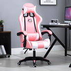 Gaming Chair 2025 aus PU-Leder – Ergonomischer Drehstuhl mit hoher Rückenlehne, Liftfunktion & Rollen für Schlafzimmer, Büro & Gaming Setup