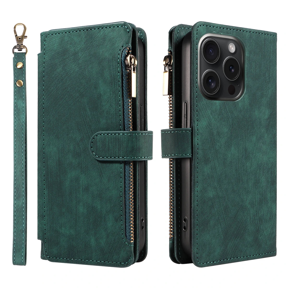 PU Leder Wallet Case für Samsung Galaxy – Flip Hülle mit Kartenfach & Magnetverschluss für S25 Edge, S24, S23, S22, S21, S20, S10, S9, S8 Plus & Note20