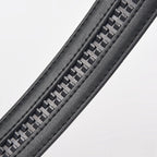 Luxuriöser Herren Ledergürtel mit Automatikverschluss – Schwarz Braun