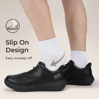 Fitville Herren Slip-On Lederschuhe – Mocasines extra cómodos, ligeros y cómodos para todas las etiquetas y frecuencias 