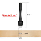 OWDEN Oblong Lederloch Stanzen Set – Ovale Hohlstanzer aus High-Carbon-Stahl für Gürtel, Riemen & Lederarbeiten (19 Größen)