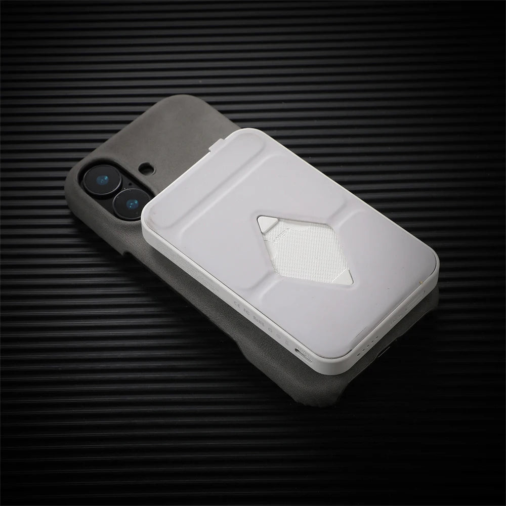 Business Magnetische Lederhülle aus Schafleder-Optik pour iPhone 12–17 Air &amp; Pro Max – Luxus Hard Case avec protection de sécurité et chargement sans fil 