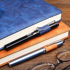 Luxuriöses A5 Leder-Notizbuch – Personalisierbar, 200 Seiten, Ideal für Business & Meetings