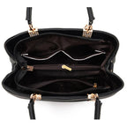 Damen PU-Handtasche – Crossbody & Messenger Bag mit Blumen-Design für Alltag & Shopping
