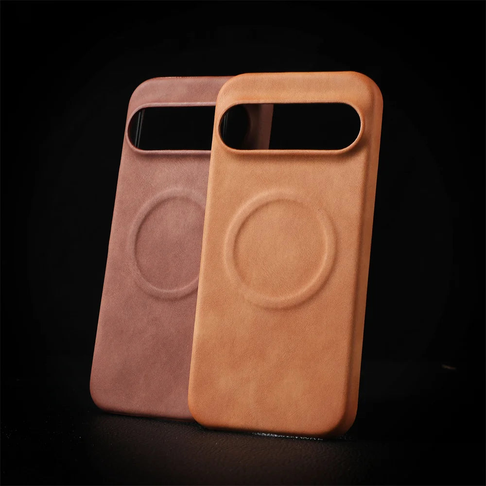 Luxus Schafsleder Magnet Handyhülle für Google Pixel – Business Case mit Vollschutz &amp; stoßfester Tapa dura 