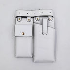 REREKAXI 2er-Set Damen Hip-Hop Bauchtaschen – PU-Leder Fanny Pack & Crossbody Chest Bag, Streetwear Gürteltaschen für Frauen