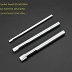 3-teiliges Oval Lederloch Stanzer Set – Ovale Hohlstanzen 1,5–20 mm für Gürtel, Taschen & Lederarbeiten