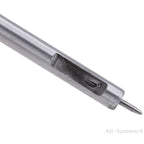 DIY Leder Lochstanzer – Präziser Rundloch-Hohlstanzer aus Stahl für Gürtel &amp; Lederhandwerk (0,5–2,5 mm) 