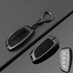 Étui de clé de voiture haut de gamme avec revêtement métallique et cuir pour Great Wall Haval – Étui de clé pour H6 (2024), H9 (2024), F7x, H5, H3, H2, M6 et plus