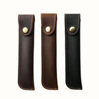 Vintage Leder Stifteetui aus Echtleder – Handgefertigtes Retro Pen Case für Füllfederhalter & Schreibwaren | Schutz & Stil für Schule & Büro