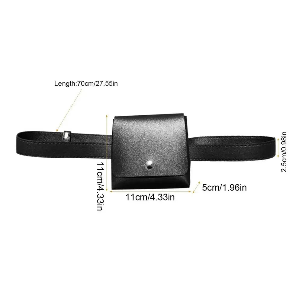 MEROCA Golf Gürteltasche aus PU-Leder – Wasserdichte & stoßfeste Golf Ball Waist Bag im koreanischen Design