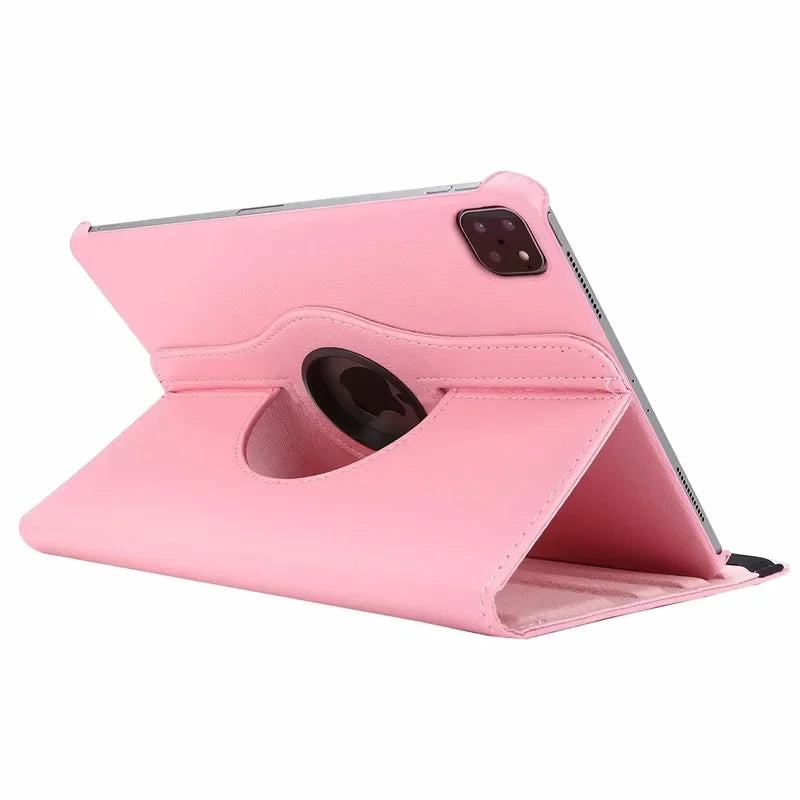 360° Drehbares Leder Case für iPad Pro 12.9 & iPad Air 13 – Business Tablet Schutzhülle mit Standfunktion (2015–2024)