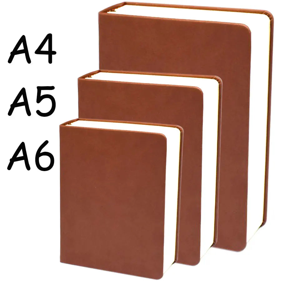 Hochwertiges Leder-Notizbuch A143 – 660 Seiten Planner, Journal & Skizzenbuch in A4/A5/A6