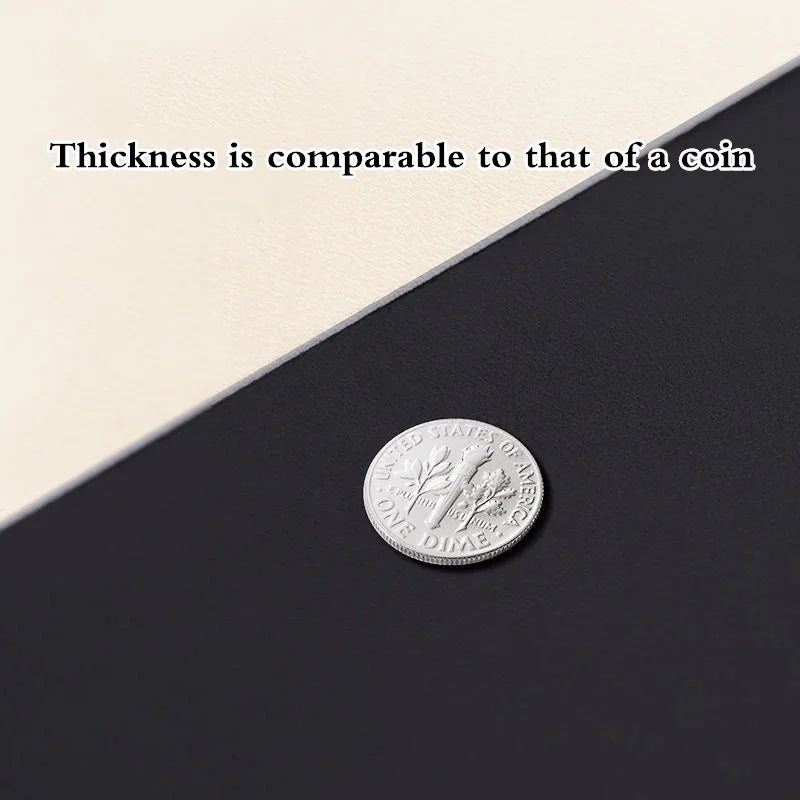 Großes Leder Mousepad & Desk Mat – Tragbare, wasserdichte PU Leder Schreibtischunterlage mit rutschfester Wildleder-Unterseite für Gaming & Büro