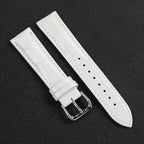 Glänzendes Leder Uhrenarmband aus Kalbsleder – Elegantes Business-Armband in 12–22mm für Damen & Herren