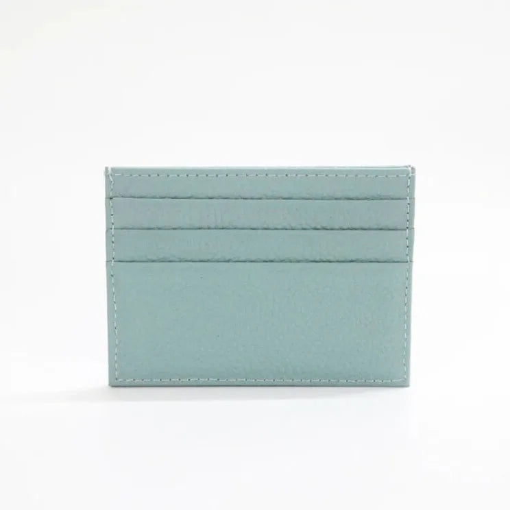 GZGUANDA Personalisierter Leder Kartenhalter – Slim Mini Card Bag aus echtem Rindsleder für Damen & Herren