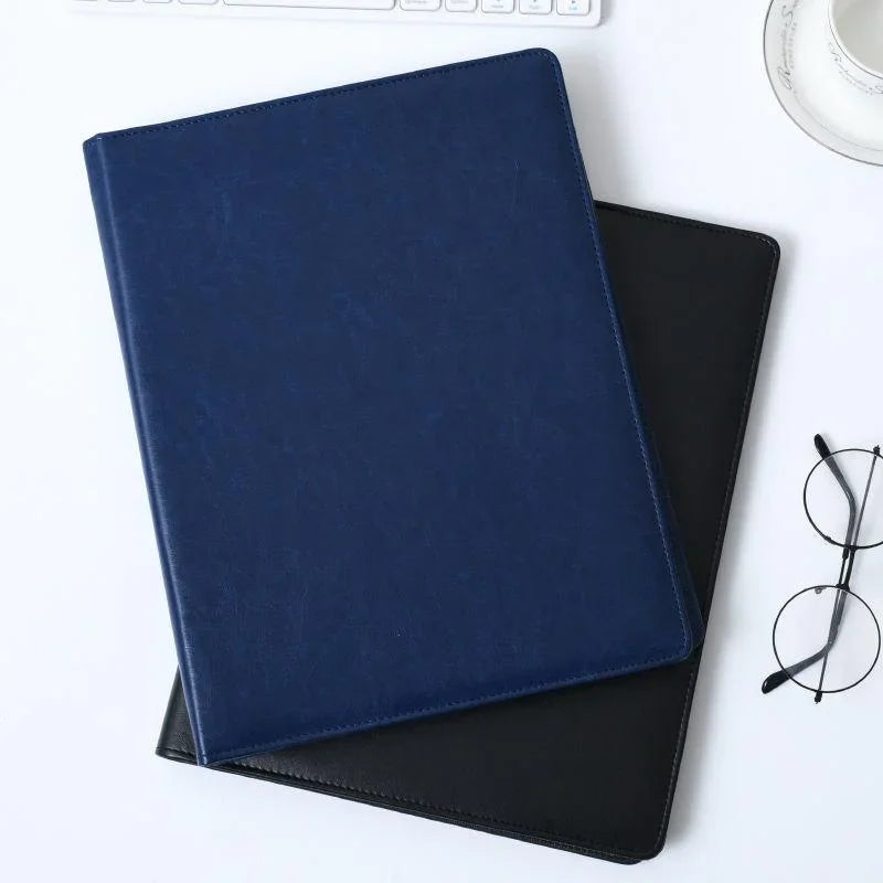 A4 PU-Leder Business Organizer Mappe – Vintage Manager Ordner & Dokumentenmappe mit Klemmbrett für Büro & Führungskräfte