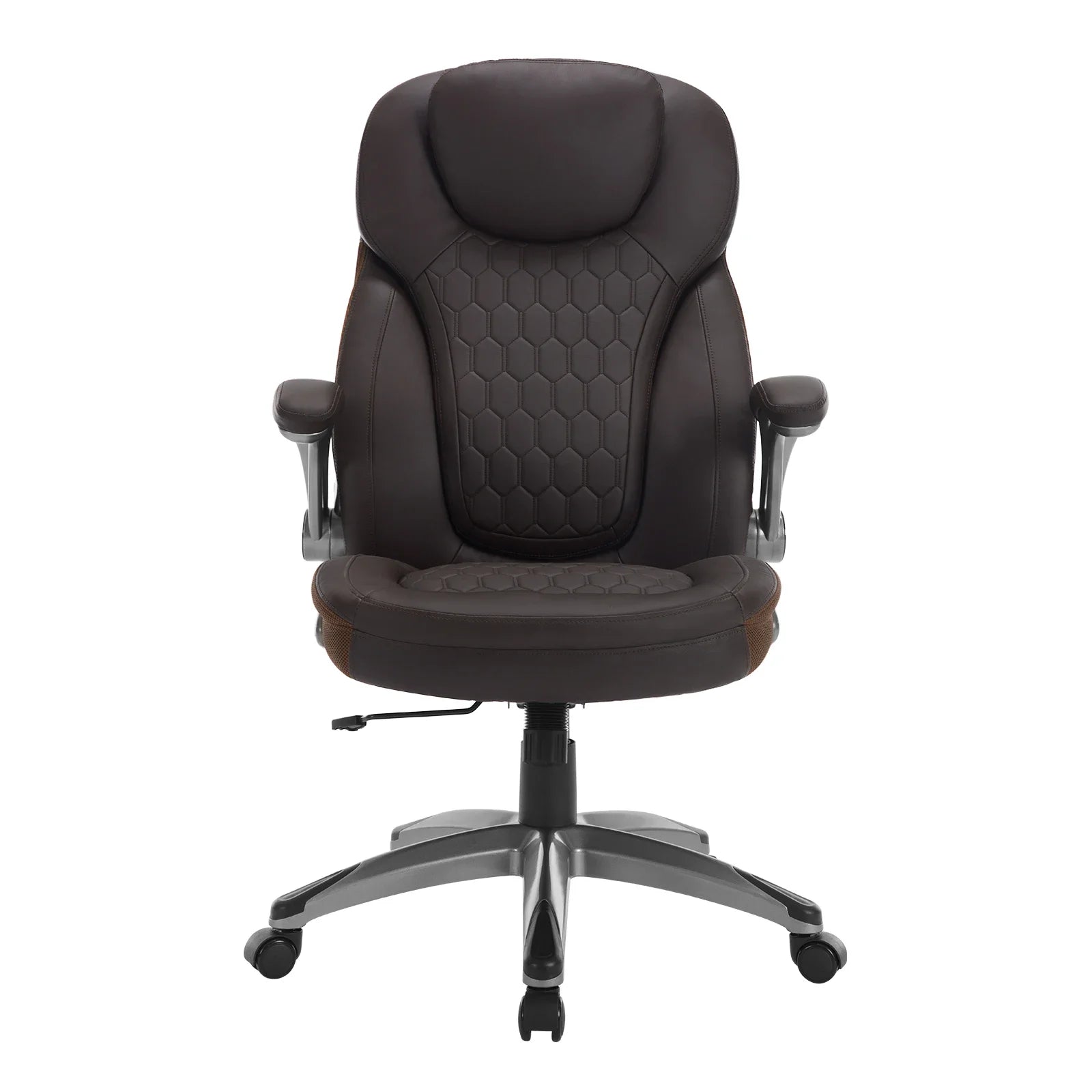 WOLTU Ergonomischer Bürostuhl aus Kunstleder – Höhenverstellbarer Executive Drehstuhl mit hoher Rückenlehne, gepolstertem Sitz & Rollen