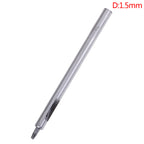 DIY Leder Lochstanzer – Präziser Rundloch-Hohlstanzer aus Stahl für Gürtel &amp; Lederhandwerk (0,5–2,5 mm) 