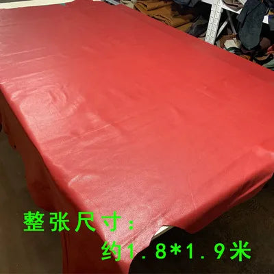 Großformatiges Echtleder Rindsleder – Ganze Haut aus erster Schicht, weich & flexibel für Taschen, Polster & DIY-Projekte