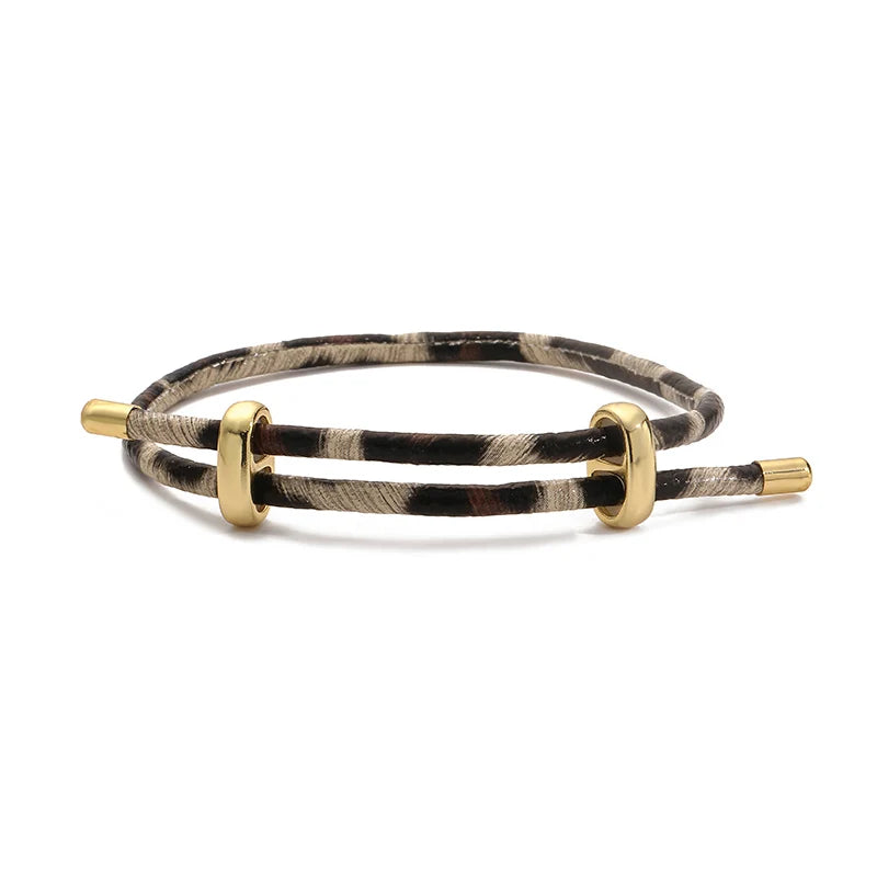 Trendiges PU Leder Wickelarmband mit Animal-Print – Verstellbares Unisex Armband im Kuh-, Schlangen- oder Leopardenmuster, modernes Partnerarmband