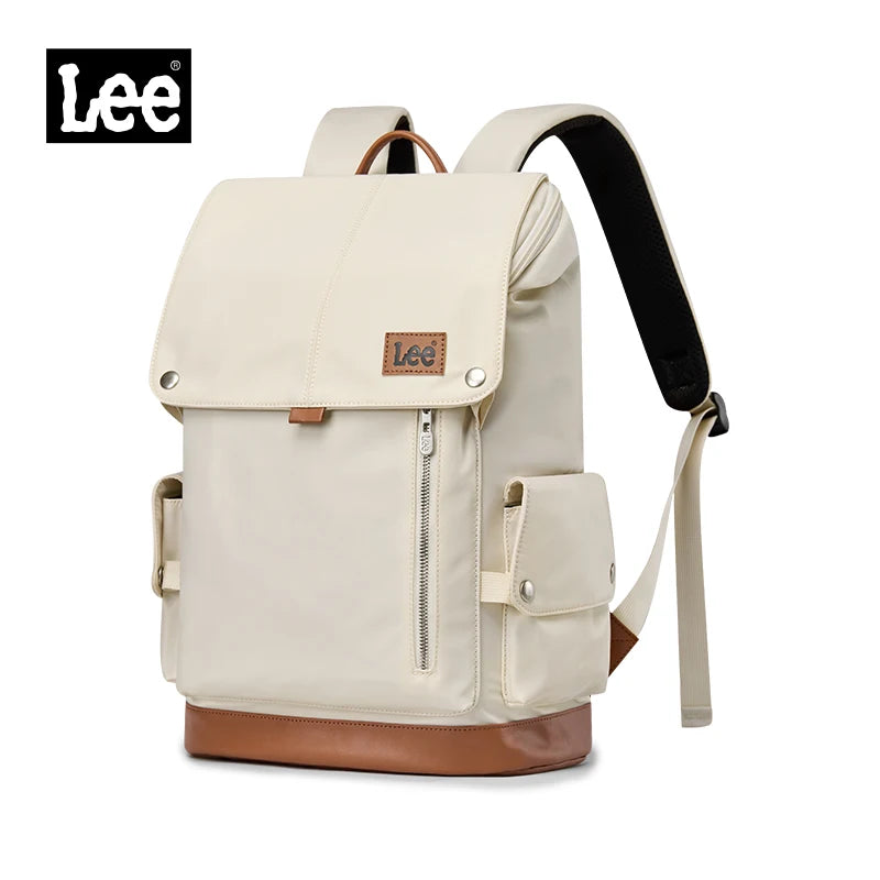 LEE Flip Leder-Rucksack Unisex – Großer Business & Freizeit Laptoprucksack (16 Zoll), wasserfest & leicht