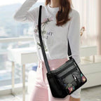 Damen-Handtasche aus Nylon – Weiche Textur, Große Kapazität & Vielseitige Casual Tote mit Reißverschluss