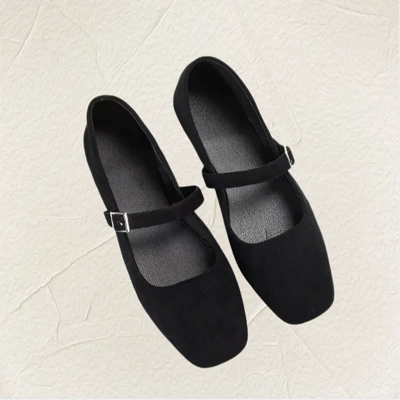 BCEBYL Damen Flats 2025 – Ballerines Mary Jane confortables au printemps et à l'automne, chaussures décontractées élégantes pour le printemps et l'été