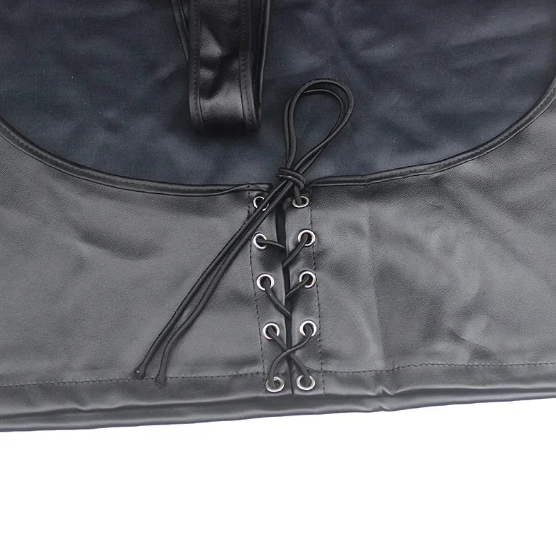 Schwarzer Damen Minirock aus mattem Leder – Bleistiftrock de cintura alta en Skinny-Passform, figurbetonter Club- &amp; Fashion-Rock para todas las etiquetas y eventos 