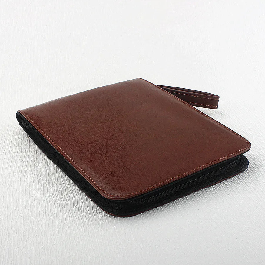 PU Leder Stifteetui für 10–48 Stifte – Wasserfeste Pen Pouch für Füllfederhalter & Rollerball Pens